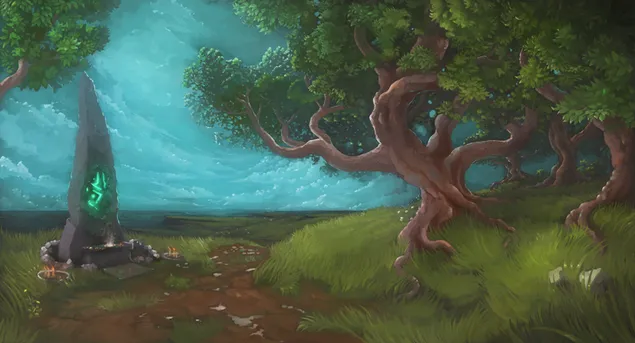 Bittergale pakrantė 2K ekrano užsklanda