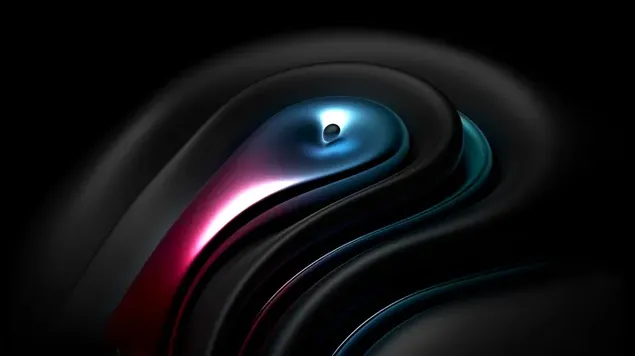 Fondo abstracto negro con colores morados y azules 4K fondo de pantalla