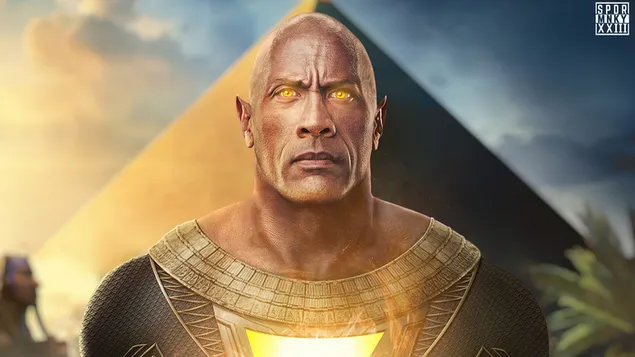 Adam Hitam | Dwayne Johnson 4K kertas dinding