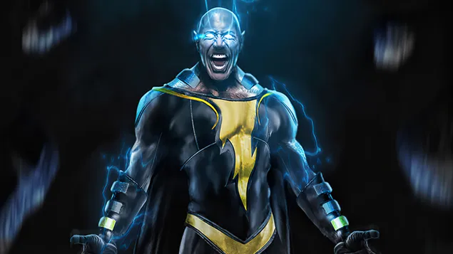Black Adam : Dwayne Johnson" 4K kertas dinding