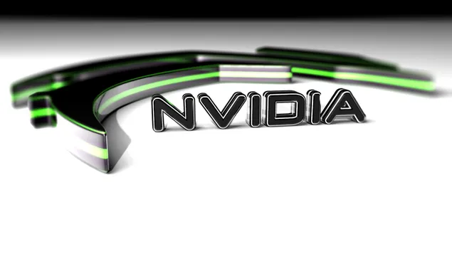 Logo nvidia đen và xám