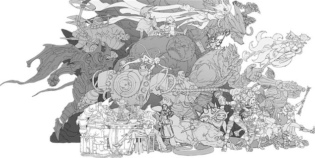 黑白lol英雄 2K 壁纸