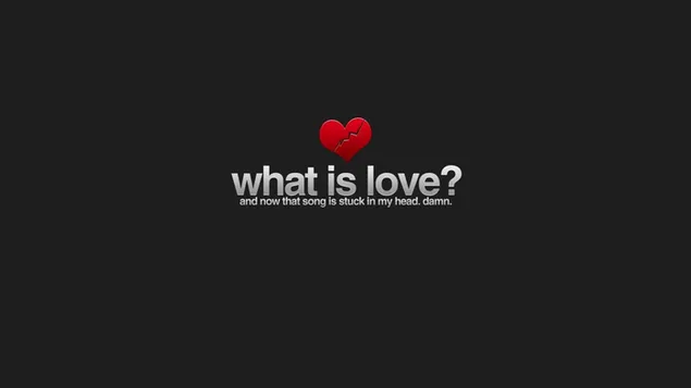 Sort baggrund med hvad er kærlighed? tekstoverlejring download