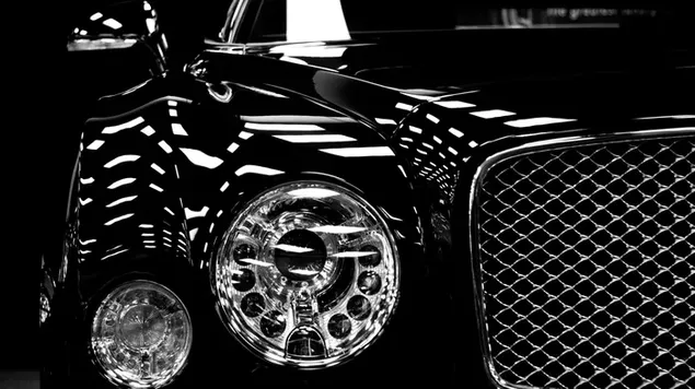 Zwarte Bentley-auto download