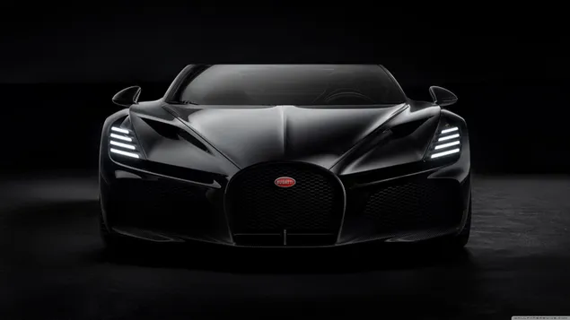 Bugatti Mistral Preto W16 2024 Preto 4K papel de parede