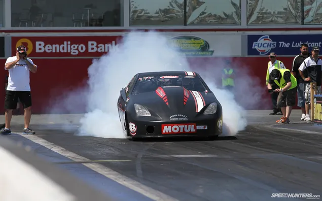 Taustakuva Musta auto Drag Racing HD