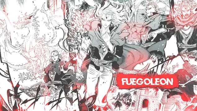 Black Clover : Fuegoleon Vermillion HD วอลเปเปอร์