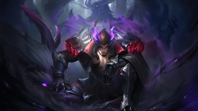 Black Fierce Dragon 'Yu Zhong' - Mobile Legends [ML] 4K fons de pantalla