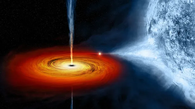 Hình nền kỹ thuật số lỗ đen, không gian, sao, hành tinh, thiên hà