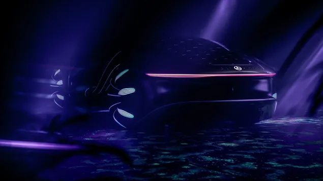 Mercedes-Benz Vision AVTR 2020 negro 4K fondo de pantalla