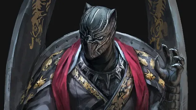 black panther comics art scarica