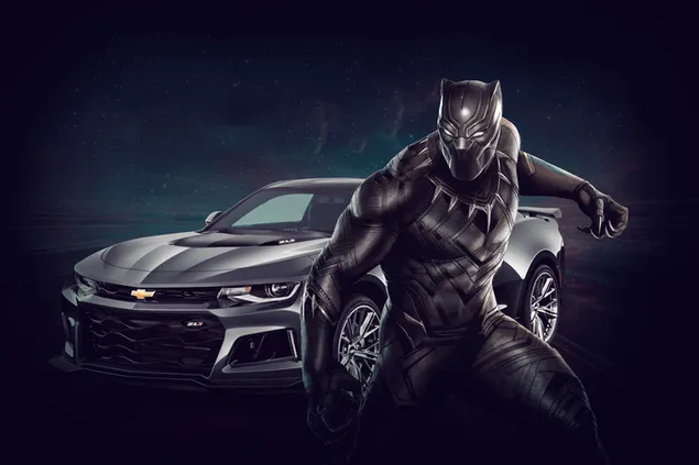 Black Panther voor een geweldige auto