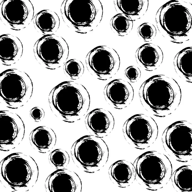 czarne kręgi cieni 2K tapeta