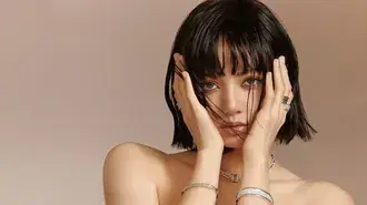 chernaya korotkosherstnaya <<liza>> | s''emka dlya lyuksovogo brenda <<bvlgari>> skachat'