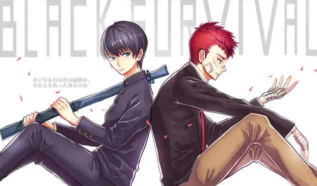 Czarne przetrwanie 2K tapeta