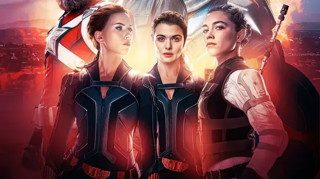 שחקנים של אלמנה שחורה 4K טפט