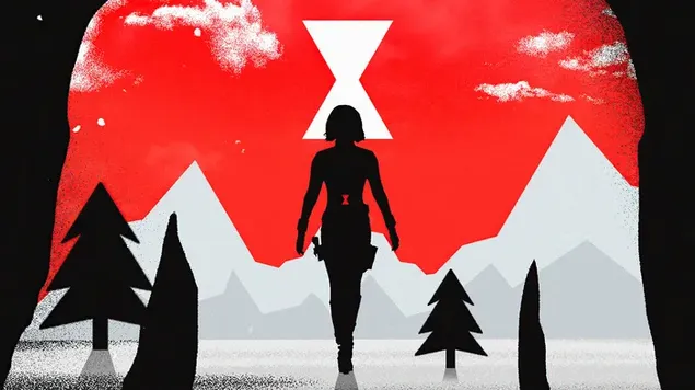 Páipéar balla Póstaer Scáth Dubh Baintrí4K