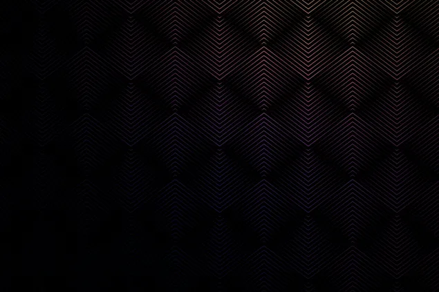 Pola garis zig-zag hitam 2K wallpaper