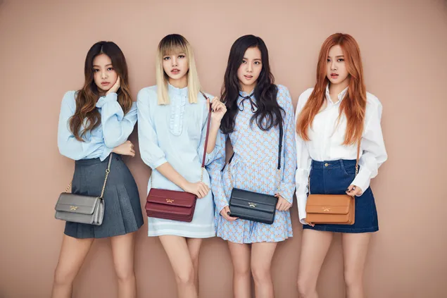 Blackpink music group members in beautiful outfits