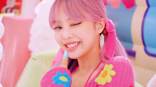 BlackPink's Cute Jennie in 'Ice Cream' M/V download