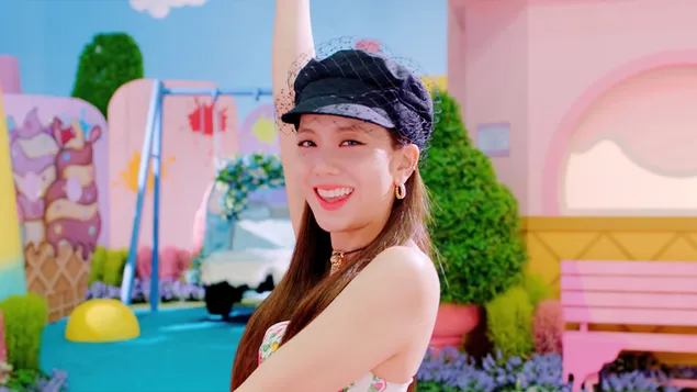 جیسو ناز بلک پینک در M/V "Ice Cream" (آلبوم) کاغذدیواری  4K