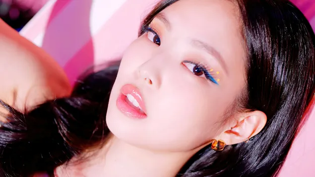 Páipéar balla Jennie Gorgeous BlackPink i ‘Ice Cream’ M/V Shoot (An Albam)4K