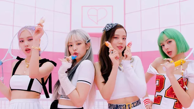 BlackPink's Gorgeous Members in 'Ice Cream' M/V Shoot (The Album) download