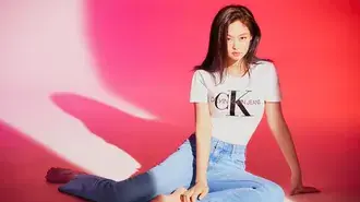 2020년 '캘빈클라인' 화보 촬영을 위한 블랙핑크 제니 김 4K 배경화면