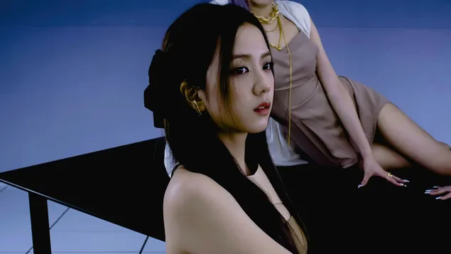 ה-Jisoo של BlackPink ב-'How You Like That' M/V Shoot (האלבום 2020) 4K טפט