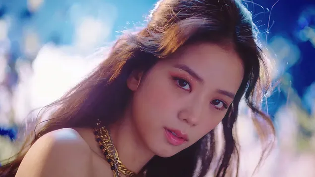 Jisoo iz BlackPinka v M/V fotografiji 'Lovesick Girls' (Album 2020) 4K ozadje