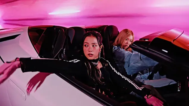 Jisoo de BlackPink amb Rose | Sessió de fotos del MV 'Shut Down' baixada