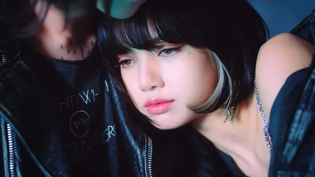 BlackPinks Lisa i 'Lovesick Girls' M/V Photoshoot (2020) 4K tapet