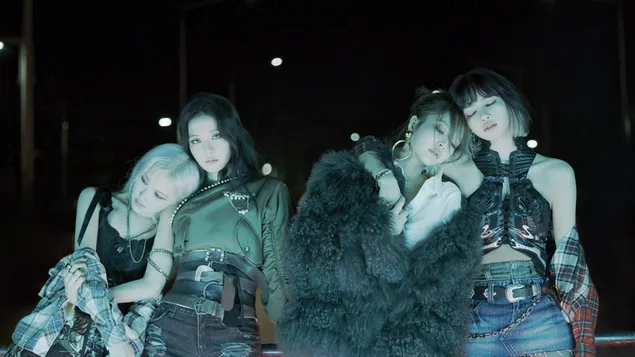 Miembros de BlackPink en el álbum 'Lovesick Girls' (2020) 4K fondo de pantalla