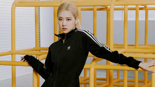,,rose'' na blackpink v''v fotosesiyata na adidas (2021) izteglyane