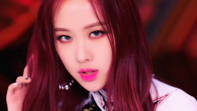 BlackPink's Rose in Ddu-Du Ddu-Du M/V 拍摄 4K 壁纸