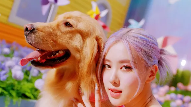 Taustakuva BlackPink's Rose 'Ice Cream' M/V Shootissa (albumi) 4K