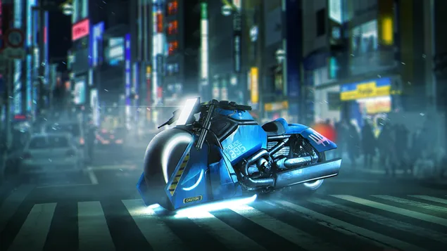 Blade Runner 2049 movie - Harley Davidson motorcycle 2K wallpaper
