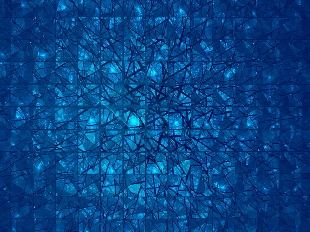 Blauer Hintergrund der geometrischen Formen herunterladen