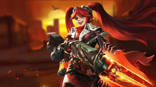 Blazing Gun „Layla” – Mobile Legends (ML) 4K háttérkép