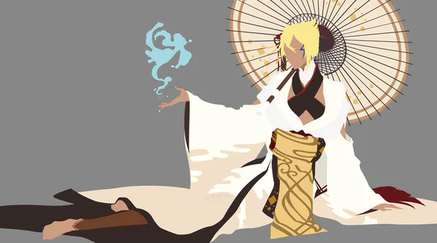 Bleach - Tier Harribel (Minimalistički) 2K pozadina