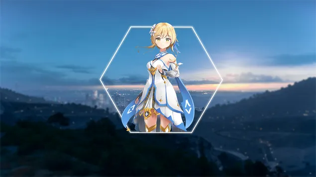 Jin Fa Bi Yan De Dong Man Nu Hai lumine | Yuan Shen Chong Ji Xia Zai