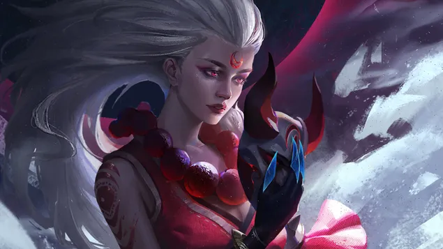 Bloedmaan 'Diana' (Fantasy Art) - League of Legends (LOL) 4K achtergrond