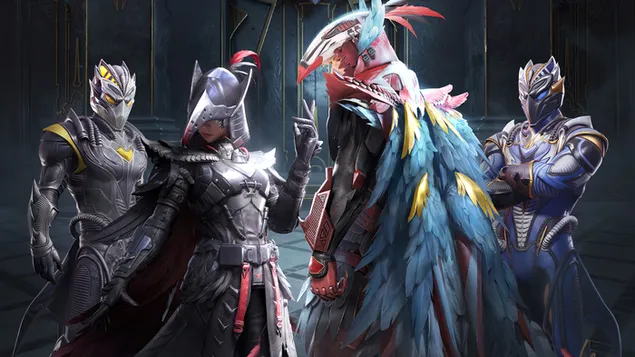 Set veshjesh Blood Raven X Suit - PlayerUnknown's Battlegrounds (PUBG) 4K sfond