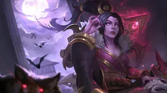 Tapeta Bloodmoon 'Vayne' - League of Legends (LOL) 4K