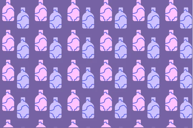 learaid de photai ceirmeacha gorma agus corcra le patrun maisiuil agus dearadh ealaionta spreagtha ag maisiu baile ioslodail