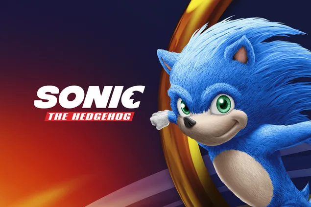 Blå farve pels grønne øjne sonic the hedgehog plakat download