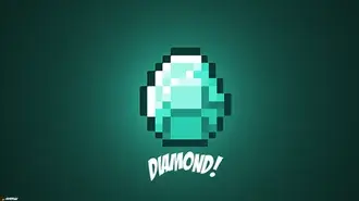 diamante blu 4K sfondo