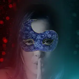 Tapeta Modrá dívka 2K