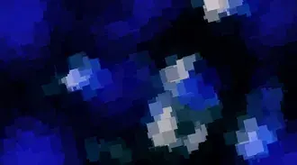 Tapeta modře malované ve čtvercích 4K