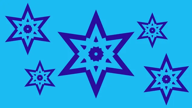 Blue stars #4 HD wallpaper